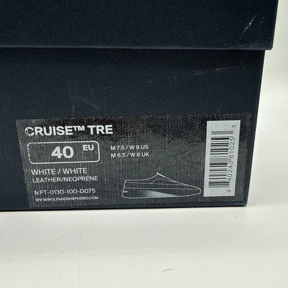 WOLF & SHEPHERD Cruise TRE‎ Leather Slip-On Shoes Men's 7.5